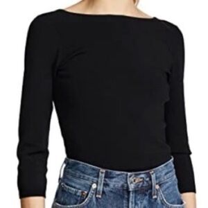 NEW Vince Scoop Back Sweater with 3/4 Sleeves
